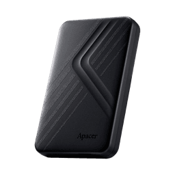 Apacer AC236 4TB USB 3.2 Gen 1 Black Portable External Hard Drive